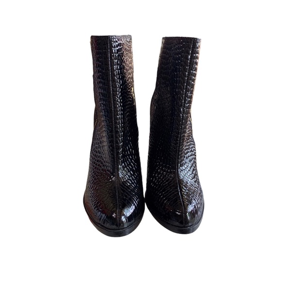 COLIN STUART CROC EMBOSSED BOOTIES - Picture 15 of 16
